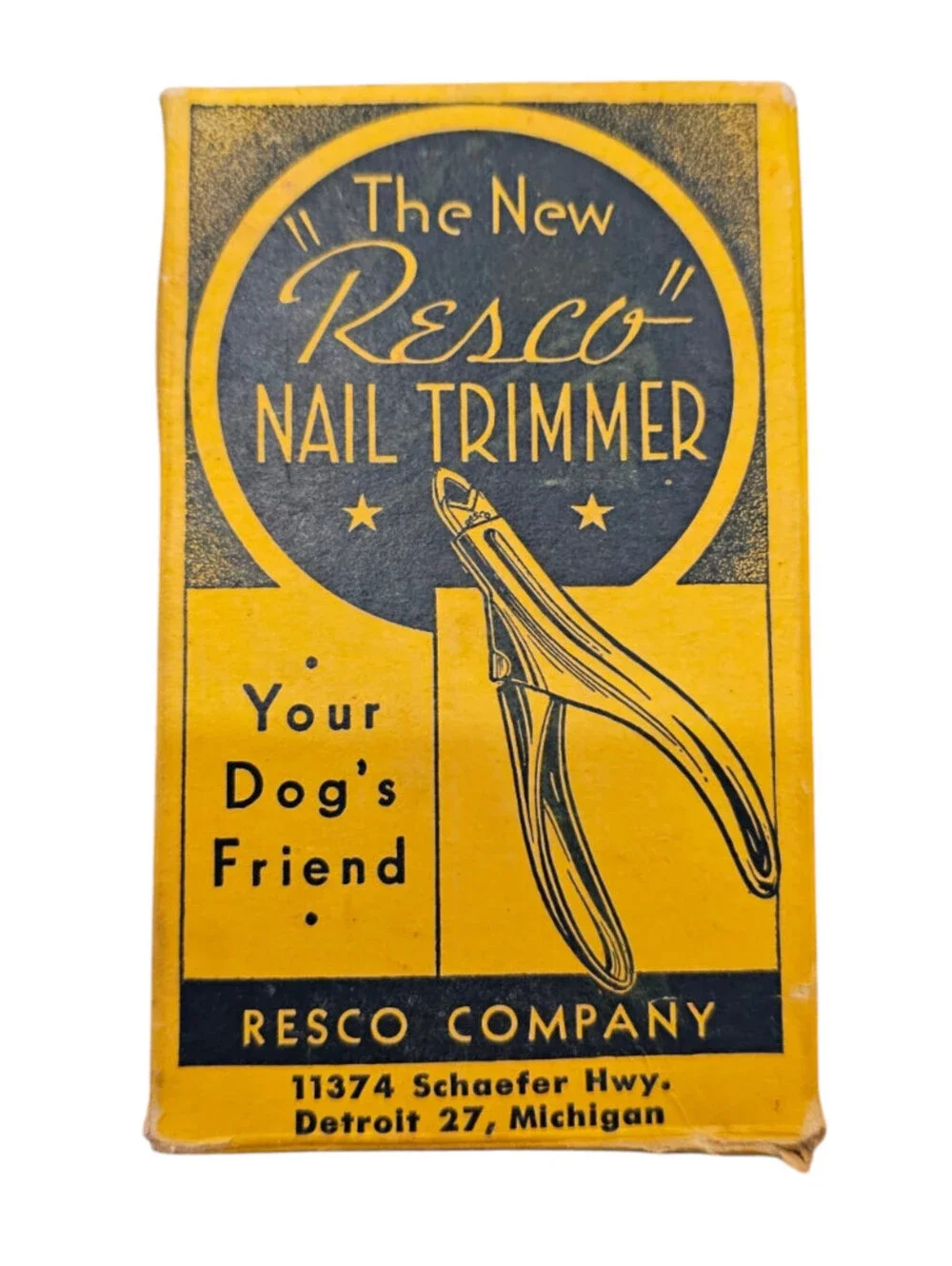 Vintage The New Resco Dog Animal Nail Trimmer with Box Prop